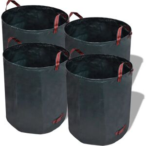 vidaXL Garden Waste Bag - 120 L, 4 pcs, Dark Green vidaXL Garden Waste Bag - 120 L, 4 pcs, Dark Green
