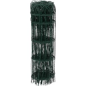 vidaXL Garden Border Fence 10x0.65m Lawn Path Grass Edging Panel Mesh Barrier - Garden Border Fence vidaXL Garden Border Fence 10x0.65m Lawn Path Grass Edging Panel Mesh Barrier - Garden Border Fence