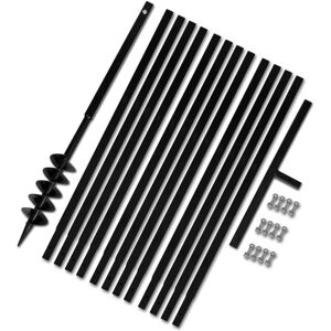 vidaXL Ground Drill with Handle 100 mm - Heavy-duty Steel vidaXL Ground Drill with Handle 100 mm - Heavy-duty Steel