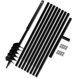 vidaXL Erdbohrer mit Griff 120 mm - Erdbohrer vidaXL Erdbohrer mit Griff 120 mm - Erdbohrer