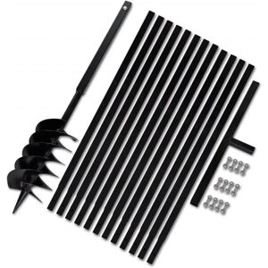vidaXL Erdbohrer mit Griff 150 mm - Erdbohrer vidaXL Erdbohrer mit Griff 150 mm - Erdbohrer