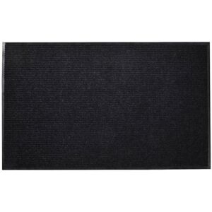 vidaXL Black PVC Door Mat 120x180cm - Door Mat vidaXL Black PVC Door Mat 120x180cm - Door Mat