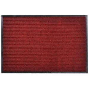 vidaXL Rote PVC Türmatte 90x120cm - Eingangsmatte vidaXL Rote PVC Türmatte 90x120cm - Eingangsmatte