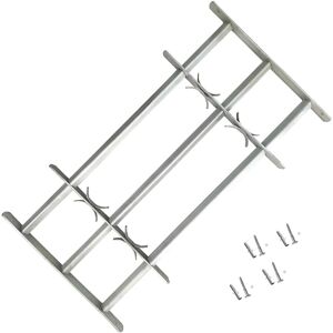 vidaXL Verstellbare Sicherheitsgitter - 3 Querstangen - 1000-1500mm vidaXL Verstellbare Sicherheitsgitter - 3 Querstangen - 1000-1500mm