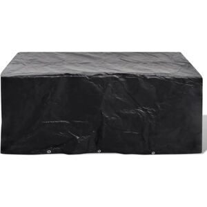 vidaXL Garden Furniture Cover Poly Rattan 10 Eyelets 240x140cm - Garden Furniture Cover vidaXL Garden Furniture Cover Poly Rattan 10 Eyelets 240x140cm - Garden Furniture Cover