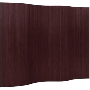 vidaXL Indoor Room Divider Panel Screen Partition Bamboo Dark Brown - Room Divider 250x165 cm vidaXL Indoor Room Divider Panel Screen Partition Bamboo Dark Brown - Room Divider 250x165 cm