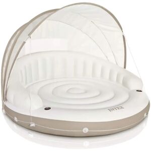 Intex White Canopy Island Inflatable Pool Float - 58292EU Intex White Canopy Island Inflatable Pool Float - 58292EU