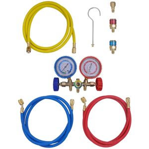 vidaXL 2-weg Manifold Gauge Set voor airconditioning - Airconditioning Manifold Gauge Set vidaXL 2-weg Manifold Gauge Set voor airconditioning - Airconditioning Manifold Gauge Set