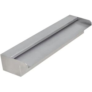 vidaXL Stainless Steel Waterfall Pool Fountain 45cm - Waterfall Pool Fountain vidaXL Stainless Steel Waterfall Pool Fountain 45cm - Waterfall Pool Fountain