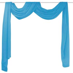 vidaXL Turquoise Voile Curtain 140x600cm - Elegant and Romantic vidaXL Turquoise Voile Curtain 140x600cm - Elegant and Romantic
