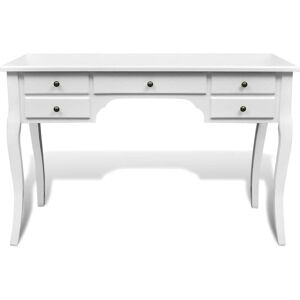 vidaXL Awo00916 - Antique French Desk with 5 Drawers vidaXL Awo00916 - Antique French Desk with 5 Drawers