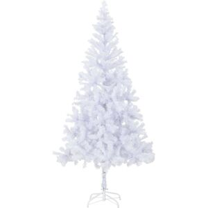 vidaXL White Artificial Christmas Tree 210cm with Steel Stand - Christmas Decor vidaXL White Artificial Christmas Tree 210cm with Steel Stand - Christmas Decor