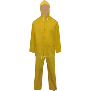 vidaXL Gelb 2-teilig Waterproof Regenanzug - Regenjacke & Latzhose vidaXL Gelb 2-teilig Waterproof Regenanzug - Regenjacke & Latzhose