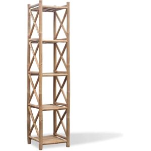 VidaXL 5-Tier Bamboo Shelf - Shelf VidaXL 5-Tier Bamboo Shelf - Shelf
