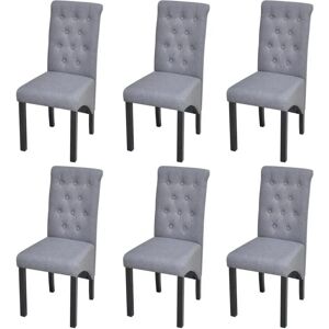 VidaXL 272246 Chaise de Salle à Manger Gris Clair - Chaise de Salle à Manger - Publicité VidaXL 272246 Chaise de Salle à Manger Gris Clair - Chaise de Salle à Manger - Publicité