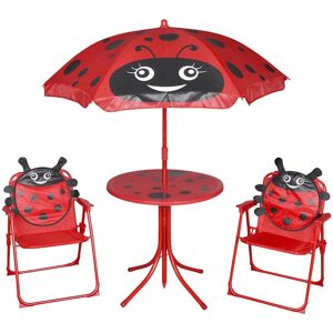 vidaXL 41842 Outdoor Furniture Set - Kids Garden Table Chairs Umbrella vidaXL 41842 Outdoor Furniture Set - Kids Garden Table Chairs Umbrella