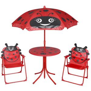 vidaXL 41842 Outdoor Furniture Set - Kids Garden Table Chairs Umbrella vidaXL 41842 Outdoor Furniture Set - Kids Garden Table Chairs Umbrella