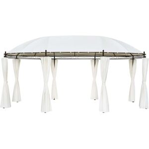 vidaXL Gazebo Cream White 530x350x265cm Garden Marquee Canopy Pavilion Tent - Garden Gazebo vidaXL Gazebo Cream White 530x350x265cm Garden Marquee Canopy Pavilion Tent - Garden Gazebo