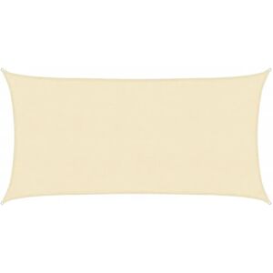 vidaXL Vela de sombra rectangular de HDPE 2x4 m Crema vidaXL Vela de sombra rectangular de HDPE 2x4 m Crema