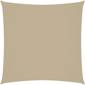 vidaXL Sunshade Sail Oxford Fabric Square 3.6x3.6m Beige Garden Awning Canopy vidaXL Sunshade Sail Oxford Fabric Square 3.6x3.6m Beige Garden Awning Canopy