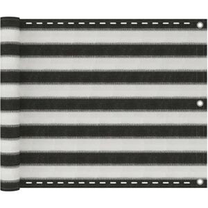 vidaXL Balcony Screen Anthracite White UV Proof - Balcony Privacy Screen vidaXL Balcony Screen Anthracite White UV Proof - Balcony Privacy Screen