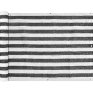 vidaXL Altan Skærm HDPE 90x400cm Antracit og Hvid vidaXL Altan Skærm HDPE 90x400cm Antracit og Hvid