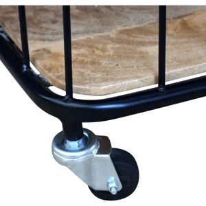 vidaXL 243301 Solid Mango Wood TV Cabinet - Retro Style vidaXL 243301 Solid Mango Wood TV Cabinet - Retro Style