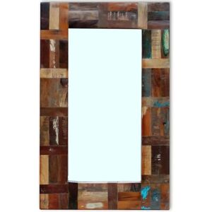 vidaXL Mirror Solid Reclaimed Wood 80x50cm - Mirror vidaXL Mirror Solid Reclaimed Wood 80x50cm - Mirror