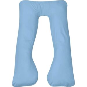 oreiller de grossesse vidaXL 90x145 cm bleu clair - Soutien pour dos et ventre oreiller de grossesse vidaXL 90x145 cm bleu clair - Soutien pour dos et ventre
