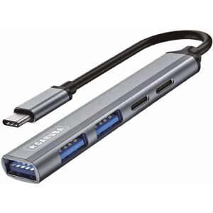 Caruba 5 az 1-ben USB-C Hub - Memóriakártya olvasó Caruba 5 az 1-ben USB-C Hub - Memóriakártya olvasó