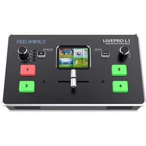 Feelworld L1 Videomixer - Full HD, 4 HDMI, 2" TFT - Video Mixer Feelworld L1 Videomixer - Full HD, 4 HDMI, 2" TFT - Video Mixer