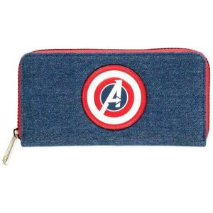 Marvel Geldbörse Avengers A Logo - Geldbörse, Blau, Reißverschluss, Offiziell, Damen Marvel Geldbörse Avengers A Logo - Geldbörse, Blau, Reißverschluss, Offiziell, Damen