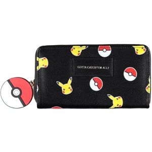 Difuzed Pikachu & Pokéball Wallet - All Over Print Pokémon Wallet Difuzed Pikachu & Pokéball Wallet - All Over Print Pokémon Wallet