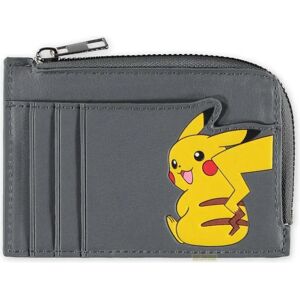 Difuzed Pikachu Gray Card Holder - Wallet - Pokémon Difuzed Pikachu Gray Card Holder - Wallet - Pokémon