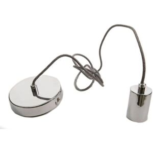 PERAGASHOP Lampada Sospesa in Ferro Argento - Lampada a Sospensione PERAGASHOP Lampada Sospesa in Ferro Argento - Lampada a Sospensione