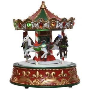 Giostra Carosello 19x19x22cm - Presepe Carousel with Music & Lights Giostra Carosello 19x19x22cm - Presepe Carousel with Music & Lights