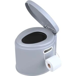 Wc Portatile ProPlus - 7L Grigio - Leggero & Facile da Pulire Wc Portatile ProPlus - 7L Grigio - Leggero & Facile da Pulire
