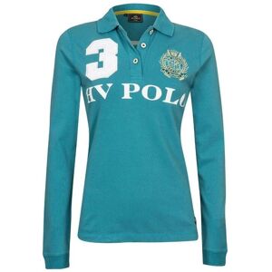 HV Polo Favouritas Eques ML - Polo - Femmes - Lago Blue - M - Publicité HV Polo Favouritas Eques ML - Polo - Femmes - Lago Blue - M - Publicité