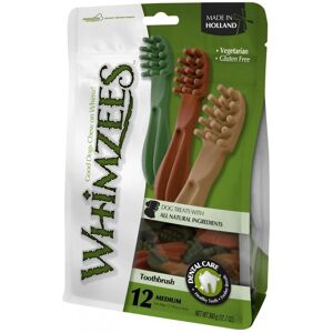 Whimzees Medium Toothbrush Dog Chew Treats - Dental Care for Medium Dogs Whimzees Medium Toothbrush Dog Chew Treats - Dental Care for Medium Dogs
