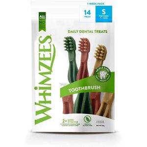 Whimzees Vegie Toothbrush Week Pack Small Dog Treat - Dog Treats Whimzees Vegie Toothbrush Week Pack Small Dog Treat - Dog Treats