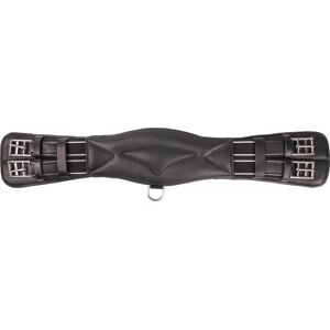 Horka Leder Gepolsterte Dressurbrustgurt - Schwarz/Silber - 50cm Horka Leder Gepolsterte Dressurbrustgurt - Schwarz/Silber - 50cm