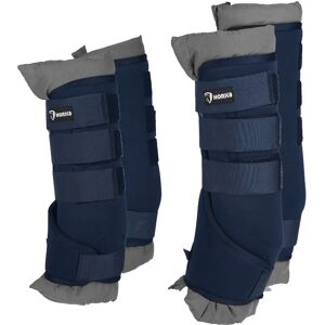 Horka Transport/ Stall Schutzset - Orange/Blau - 4-Teilig Horka Transport/ Stall Schutzset - Orange/Blau - 4-Teilig