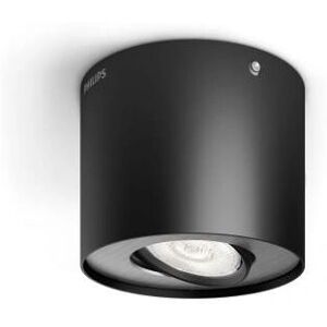 Philips Surface Dimmable LED Spot - Indoor 4.5W Black Philips Surface Dimmable LED Spot - Indoor 4.5W Black