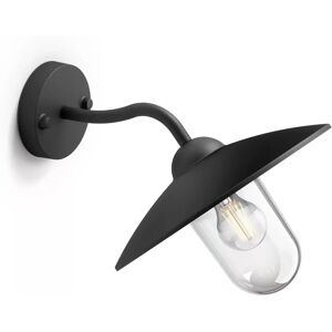 Philips Zwarte Buitenwandlamp - E27 60W Philips Zwarte Buitenwandlamp - E27 60W