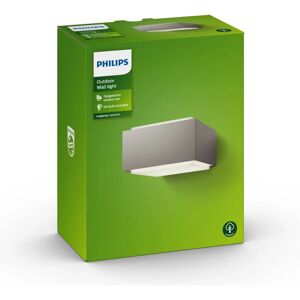 Philips Outdoor Wall Light - E27 Weatherproof Grey Philips Outdoor Wall Light - E27 Weatherproof Grey