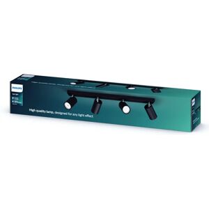 Philips Svart 4-Spot Overflatebelysning - Justerbar - Moderne Innendørsbelysning Philips Svart 4-Spot Overflatebelysning - Justerbar - Moderne Innendørsbelysning