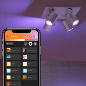 Philips Hue White and Color Ambience 4-Spot Ceiling Light - Smart, Bluetooth Philips Hue White and Color Ambience 4-Spot Ceiling Light - Smart, Bluetooth