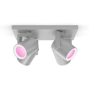 Philips Hue Wit & Kleur Ambiance 4-Spot Plafondlamp - Slim, Bluetooth Philips Hue Wit & Kleur Ambiance 4-Spot Plafondlamp - Slim, Bluetooth