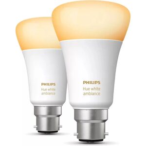 Philips Hue White Ambience Smart Bulb Twin Pack - 9W Lighting Philips Hue White Ambience Smart Bulb Twin Pack - 9W Lighting