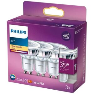 Philips LED Warm White Bulb - GU10 - 3.5W - 2700K - 255lm Philips LED Warm White Bulb - GU10 - 3.5W - 2700K - 255lm